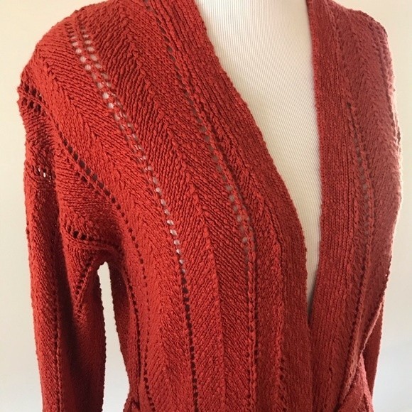 Anthropologie Meadow Rue Priscilla Pointelle Cardigan - Small - Picture 3 of 10